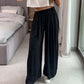Donkergrijze Losse Broek - Maxine