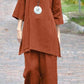 Comfortabele Katoen-Linnen Casual Pak