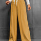 Marnie - Lichtgrijze Casual Wijde Sweatpants