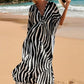 Renatye - Strandjurk Met Zebraprint