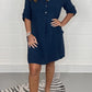 Aliza - Rode Pocket Shirtjurk
