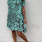 Zara - Witte Luipaardprint Jurk met Revers
