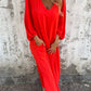 Elegante V-hals Maxi Jurk – Chic & Tijdloos