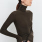Chique Gebreide Trui met Hoge Hals en Lange Mouwen - Elegantie Ontmoet Comfort