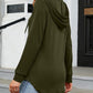 Chic V-hals Lange Mouw Losse Sweatshirt