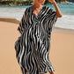 Renatye - Strandjurk Met Zebraprint