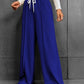 Marnie - Lichtgrijze Casual Wijde Sweatpants
