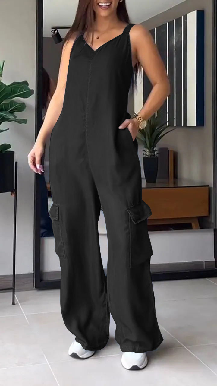 Debora - Sexy Denim Jumpsuit