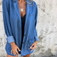 Trendy Denim Casual Suit Jacket