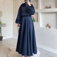 Moeiteloze Elegantie: Casual Polyester Set Jurk - Op Maat & Machinewasbaar