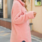 Velvet Elegantie: ZipLong Puff Jas