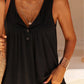 Emma - Zwart Katoenmix Tanktop & Cami