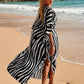 Renatye - Strandjurk Met Zebraprint