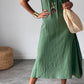 Bella - Gele Mouwloze Losse Jurk