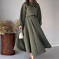 Moeiteloze Elegantie: Casual Polyester Set Jurk - Op Maat & Machinewasbaar