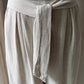 Beige Katoen-Linnen Broek - Belinda
