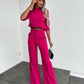 Lily - Chique Roze Tweedelige Set