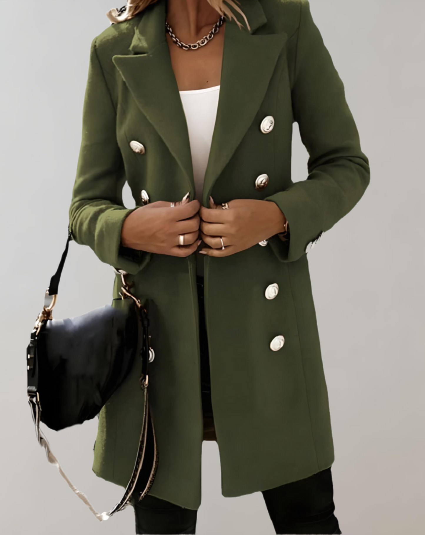 Amra - Getailleerde Trenchcoat