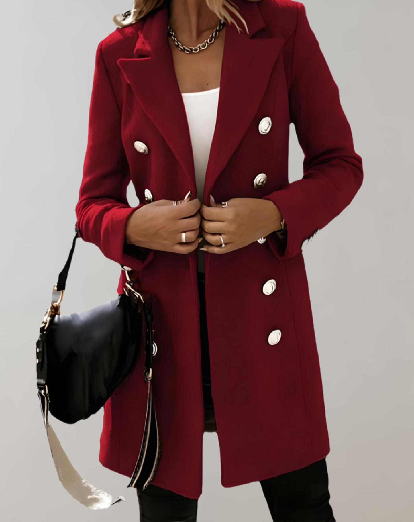 Amra - Getailleerde Trenchcoat