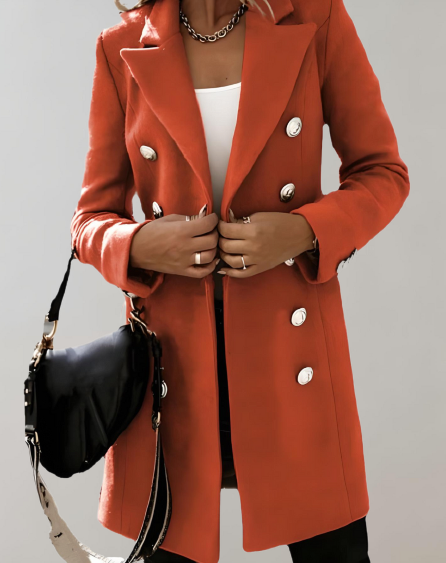 Amra - Getailleerde Trenchcoat