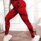 Luna - Groene Tie-Dye Leggings met Hoge Taille
