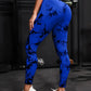 Luna - Groene Tie-Dye Leggings met Hoge Taille