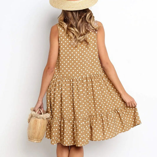 Wendelien - Zomerse Chiffon Jurk