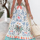 Witte Bloemenprint Maxi Jurk - Sophie