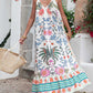 Witte Bloemenprint Maxi Jurk - Sophie