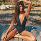 Catalina - Blauwe Rugloze Braziliaanse Monokini