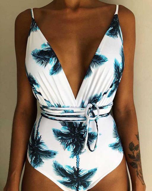 Catalina - Blauwe Rugloze Braziliaanse Monokini