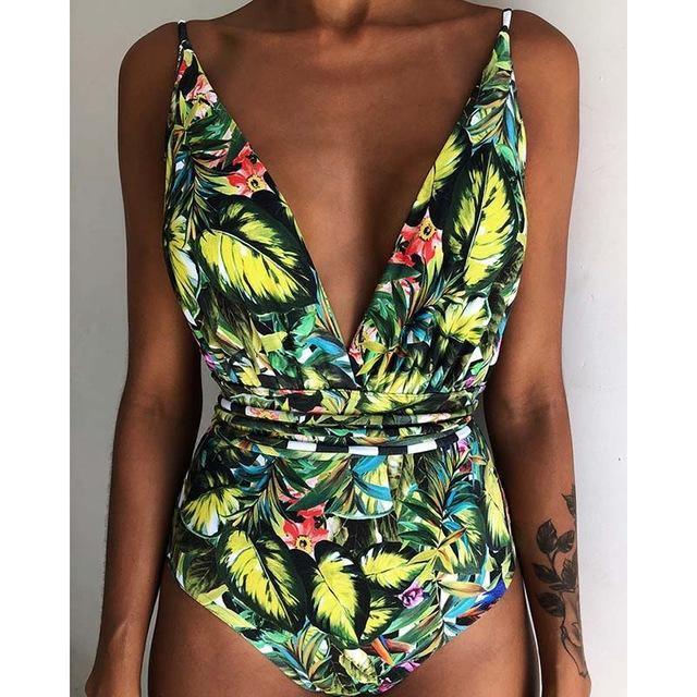 Catalina - Blauwe Rugloze Braziliaanse Monokini
