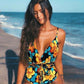 Catalina - Blauwe Rugloze Braziliaanse Monokini