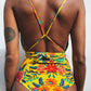 Catalina - Blauwe Rugloze Braziliaanse Monokini