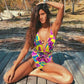 Catalina - Blauwe Rugloze Braziliaanse Monokini