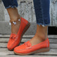 Jette - Oranje Flats Loafers