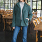 Gezellige Shawnee Groene Teddy Jas: Warmte & Stijl Ontketend