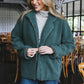 Gezellige Shawnee Groene Teddy Jas: Warmte & Stijl Ontketend