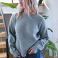Ember Drop Shoulder Trui, IJsberg Groen
