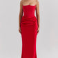 Nelia - Elegante Strapless Jurk