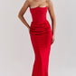 Nelia - Elegante Strapless Jurk