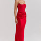 Nelia - Elegante Strapless Jurk