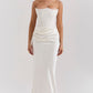 Nelia - Elegante Strapless Jurk