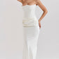 Nelia - Elegante Strapless Jurk