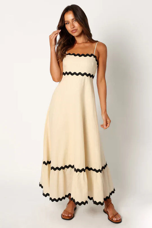 Puck - Mouwloze Maxi Jurk