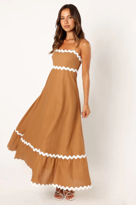 Puck - Mouwloze Maxi Jurk