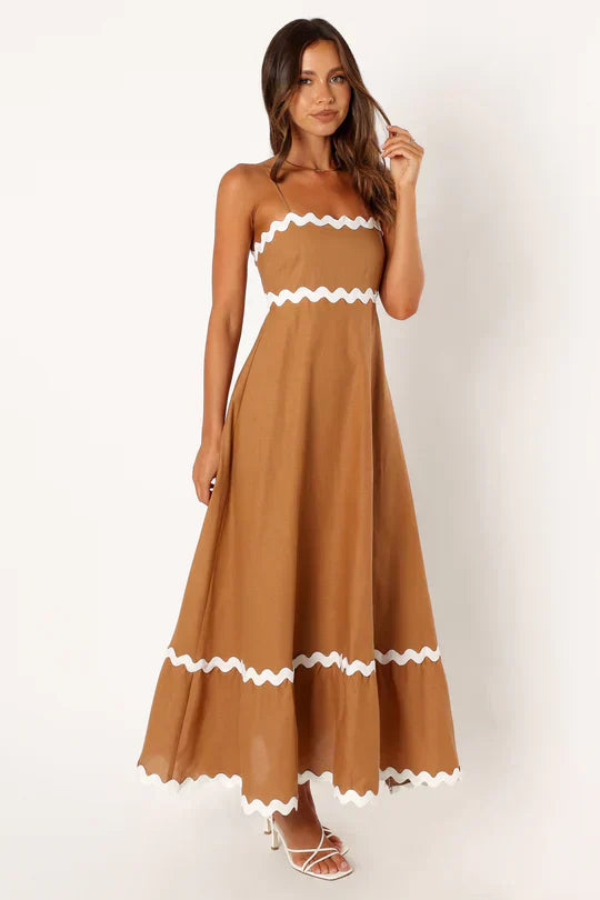 Puck - Mouwloze Maxi Jurk