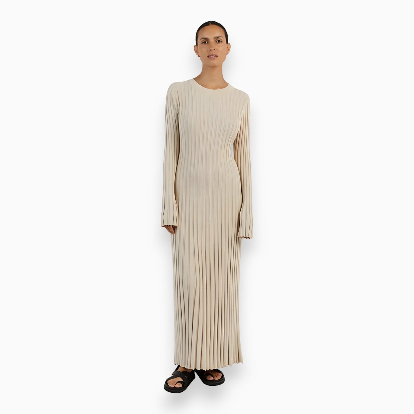Hinke - Gebreide Maxi Jurk