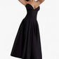 Alida - Strapless Midi Jurk
