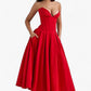 Alida - Strapless Midi Jurk